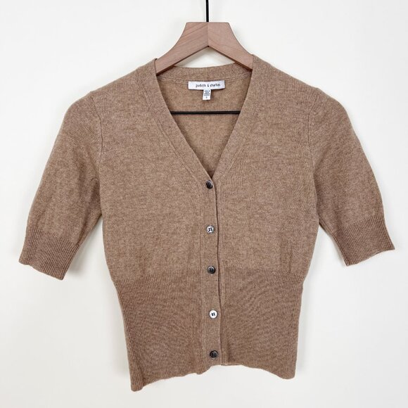 Judith & Charles Cashmere & Wool Knit Cardigan Sweater Preppy Parisian French - Picture 2 of 8